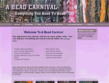 Tablet Screenshot of abeadcarnival.com